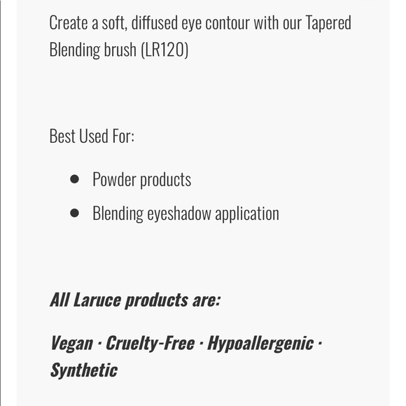 New Laruce tapered blending brush LR120 - Picture 2 of 7